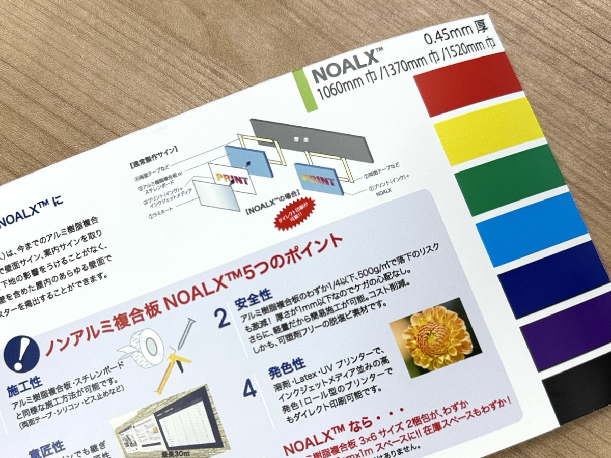 ノンアルミ複合板NOALX