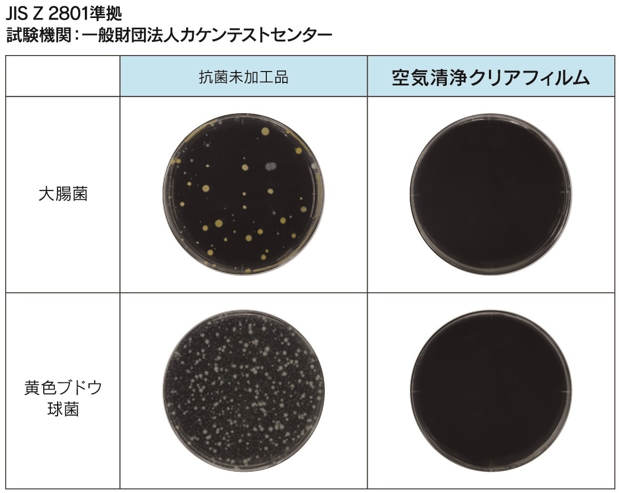 抗菌試験の結果