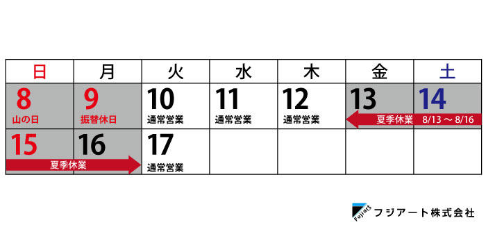 2021年　GW休業